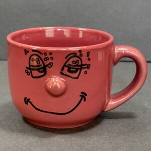 Vintage Anthropomorphic Dolce Vita Home Collection Retro Funny Face Mug